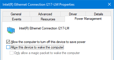 know which devices wake computer from sleep