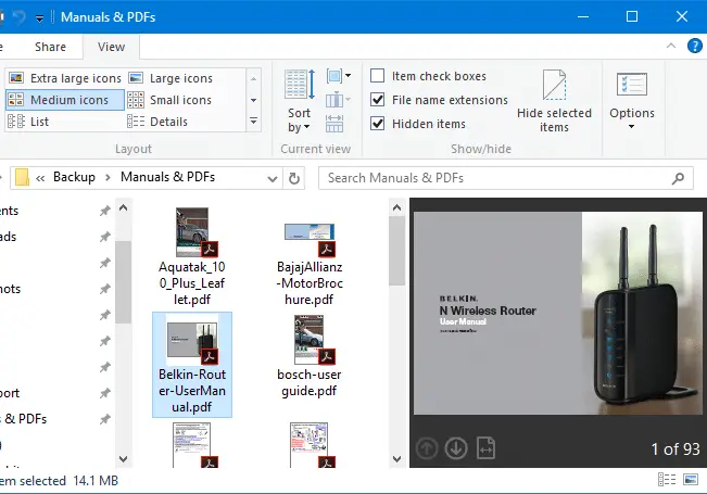 Pdf Preview Handler Not Working In Windows Explorer M i Nh t K To n 