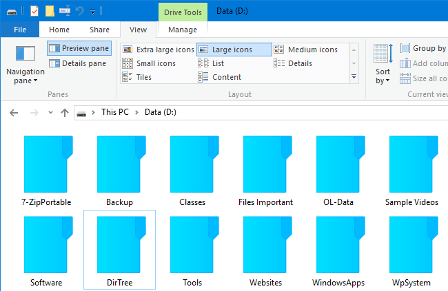 изменить значок папки в Windows