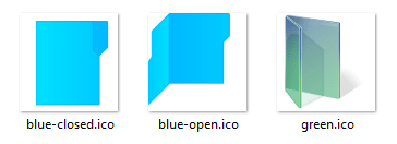 change folder icon in Windows