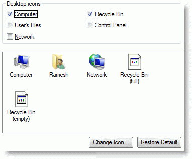 recycle bin does not refresh