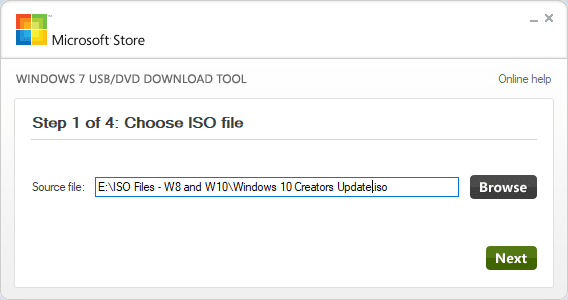 windows iso to usb/dvd tool