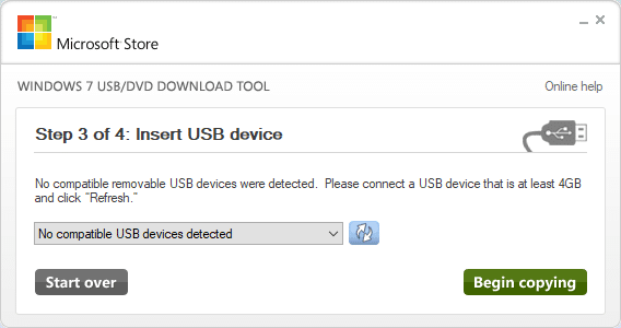 windows iso to usb/dvd tool