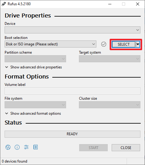 rufus create usb setup disk from windows 10 or 11 iso