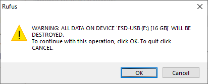 rufus create usb setup disk from windows 10 or 11 iso