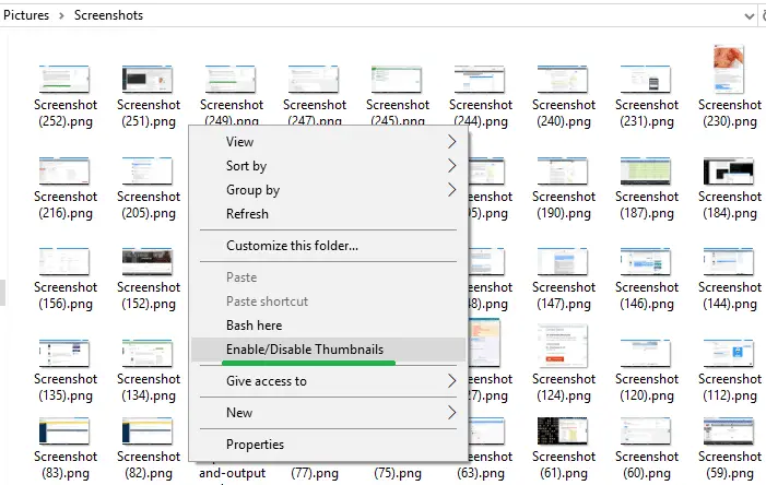 Thumbnails Previews Not Showing up in File Explorer