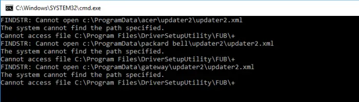 Command Prompt closes immediately after opening batch file