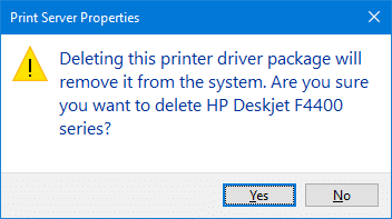 delete driver confirmation