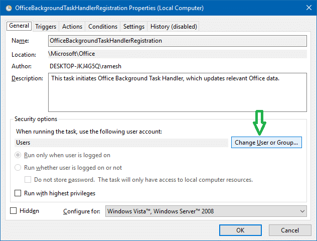 Command Prompt Pops up Randomly Closes Quickly - OfficeBackgroundTaskHandlerRegistration