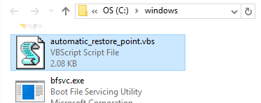 Create Daily System Restore Points Automatically