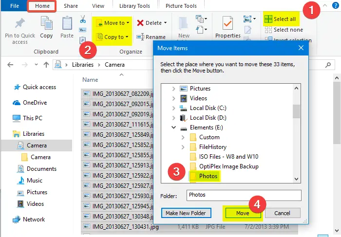 Copy Files from Multiple Sub-folders to a Single Folder