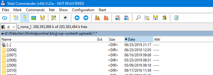 total commander flatten a directory