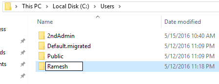 Description ru группа хранения профилей en folderprofiles. How to rename user folder Windows 10.