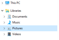 Pictures Library - Arrange by