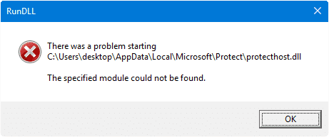 rundll error