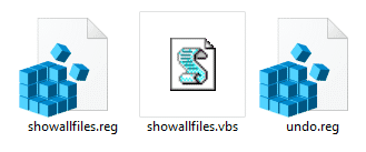 show hidden and protected files