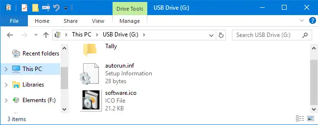 change drive icons custom ico file