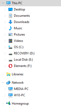 drives appear twice in file explorer