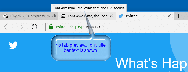 disable tab preview in edge