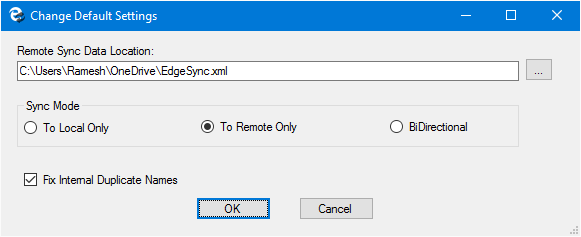 edge sync favorites to onedrive cloud storage