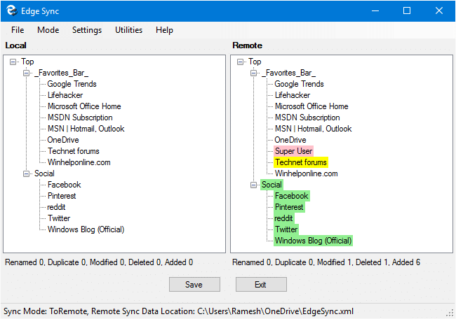 edge sync favorites to onedrive cloud storage