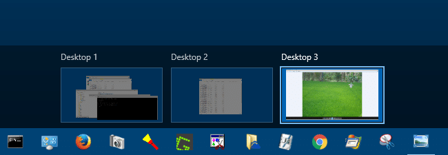 Virtual Desktops in Windows 10