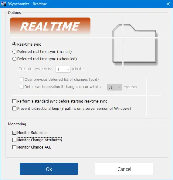 synchronize folders in real-time - dsync