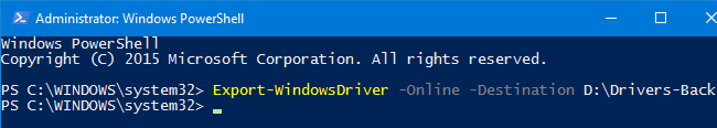 drivers backup restore in windows 10