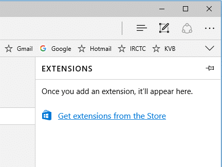 edge extensions install and uninstall