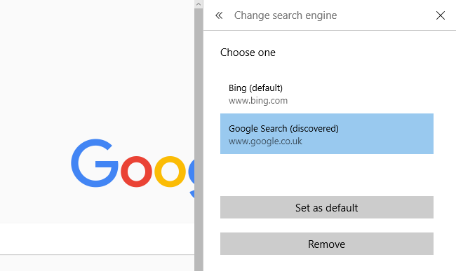 edge search engine google