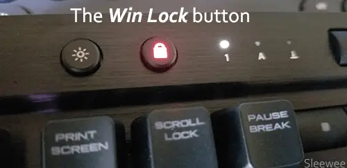 win lock key