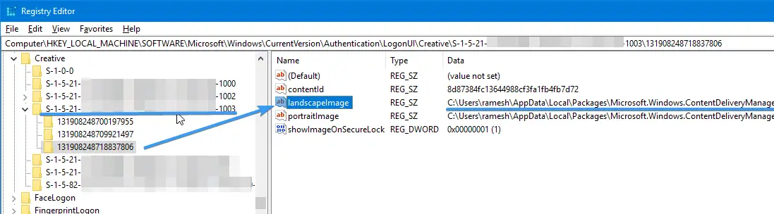 Find the Current Lock Screen Spotlight Wallpaper File Name in Windows 10/11 » Winhelponline Find the Current Lock Screen Spotlight Wallpaper File Name in Windows 10/11 » Winhelponline