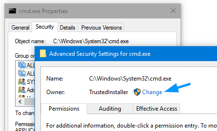 block cmd.exe access for a user