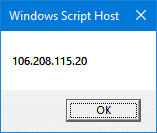 Find Your IP Address in Windows