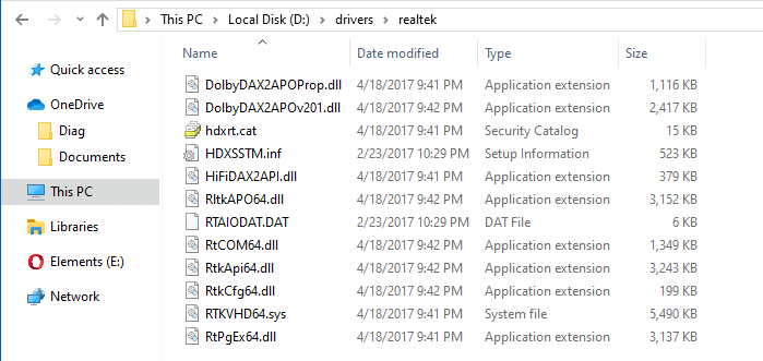 install cab driver package manually windows