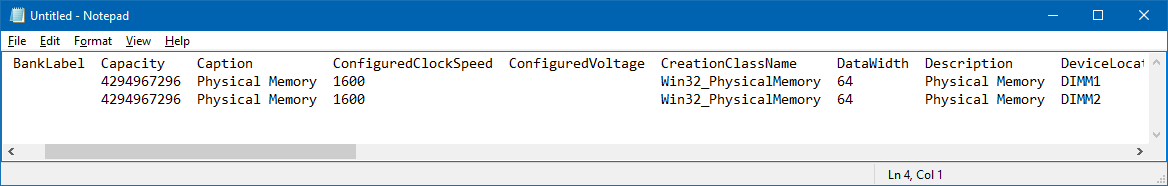 determine memory module type