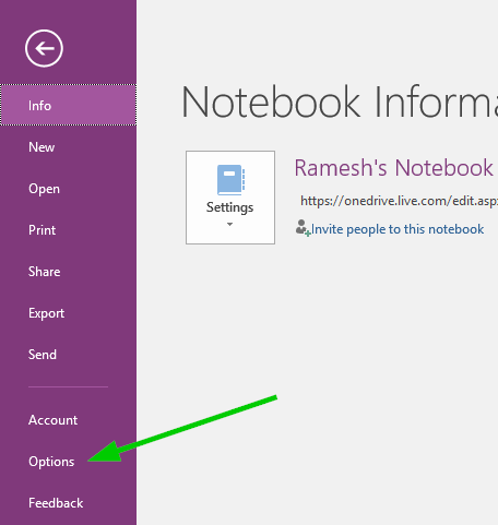 onenote 2016 reset ribbon toolbar