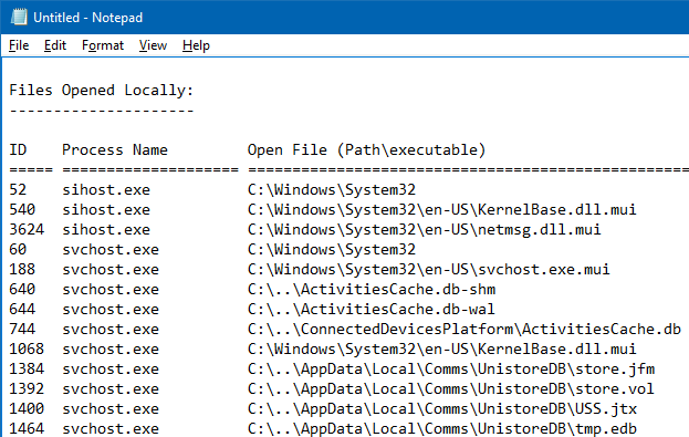 Find Which Process Has Locked a File