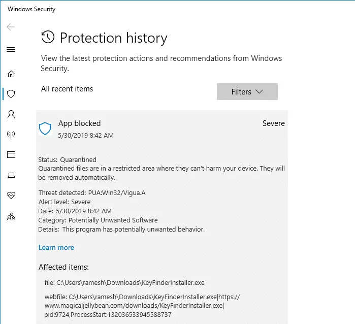 block crapware pua pup using windows defender