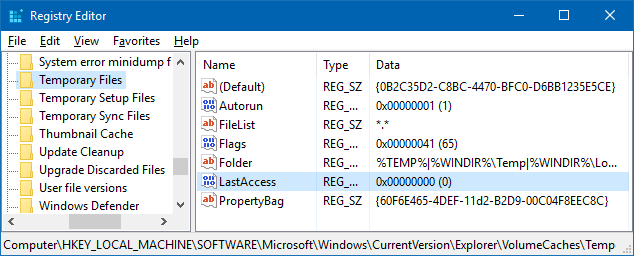 disk cleanup delete all temp files