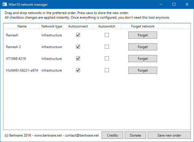 wlan10 change wi-fi priority