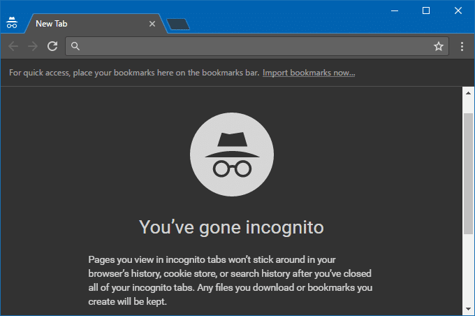 chrome incognito light theme