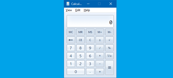 Get Old calculator in Windows 10