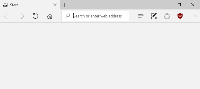 Show Address Bar on New Tab pages
