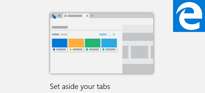 set aside tabs in edge