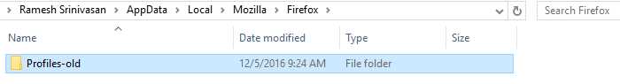 completely reset firefox