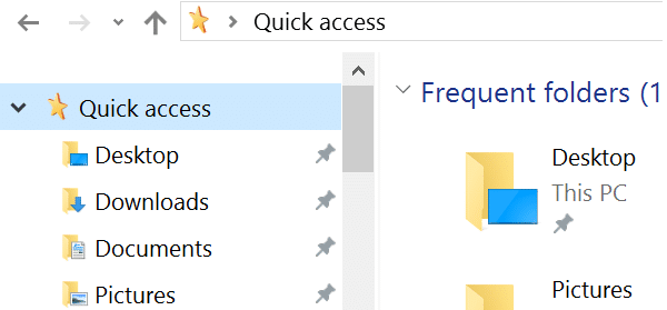 customize quick access icon