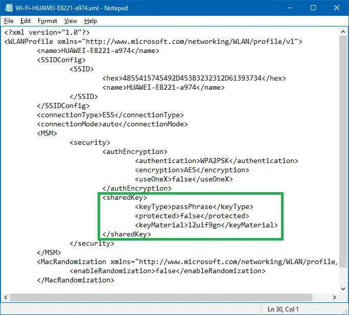 backup and restore Wi-Fi network profiles