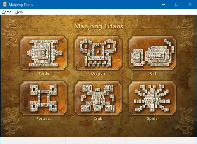 play mahjong titans in windows 10