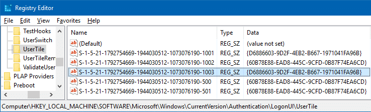 set pin as default sign-in